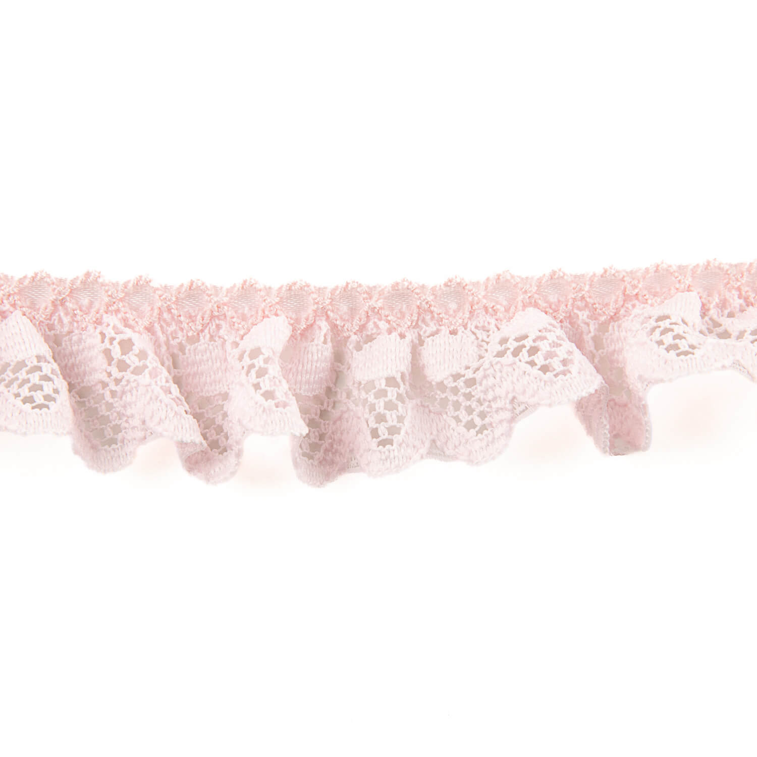 Tira de Puntilla Rosa Suave 22 mm - Ribes y Casals