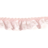 Tira de Puntilla Rosa Suave 22 mm - Ribes y Casals