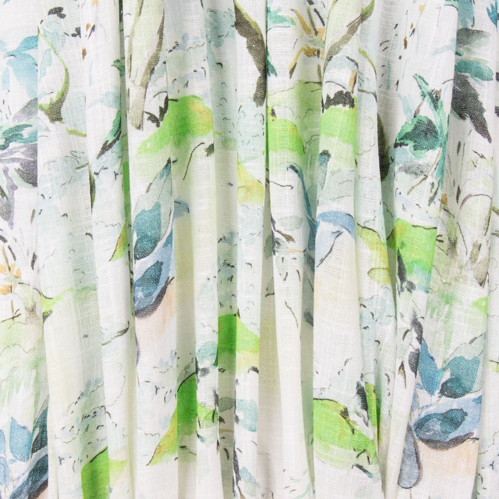 Rústico Algodón Floral Pistacho - Ribes y Casals