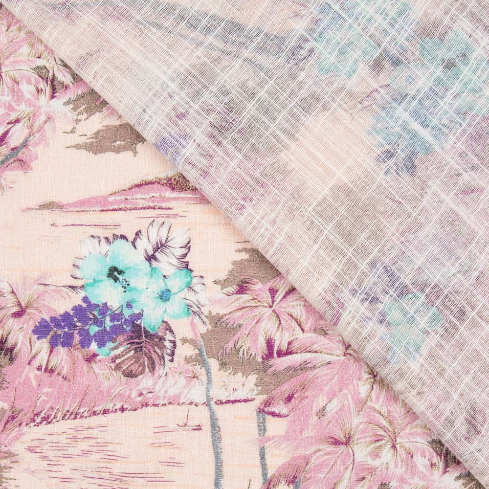 Rústico Algodón Hawai Salmón - Ribes y Casals