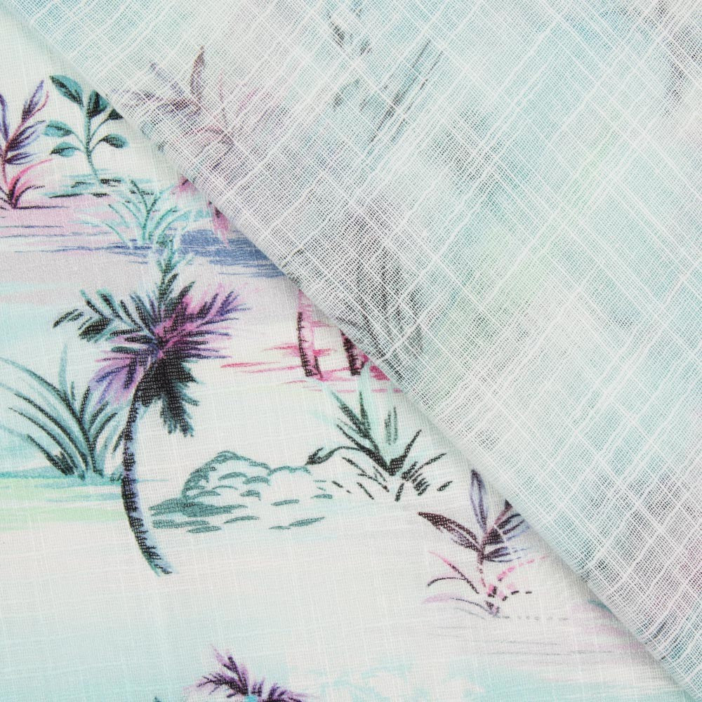 Rústico Algodón Hawai Turquesa - Ribes y Casals