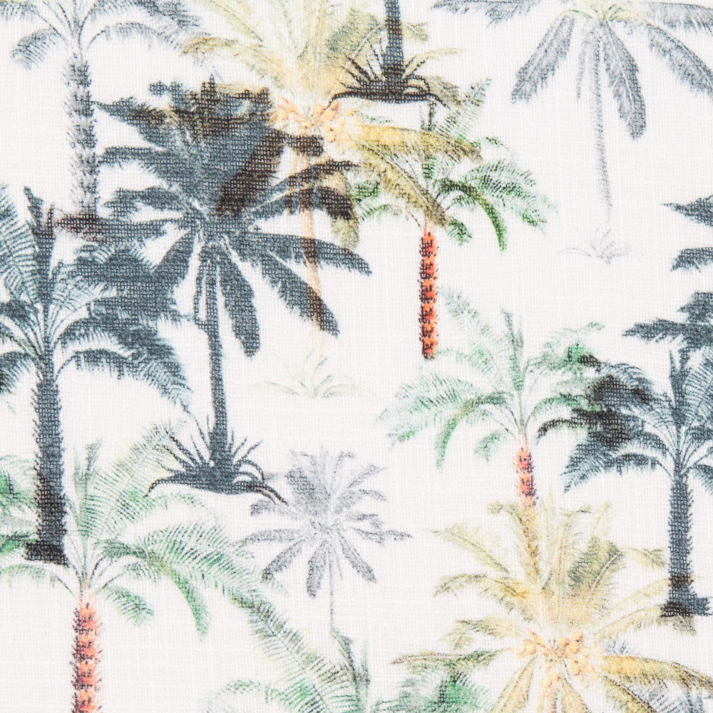 Rústico Algodón Palmeras Verde Bosque - Ribes y Casals