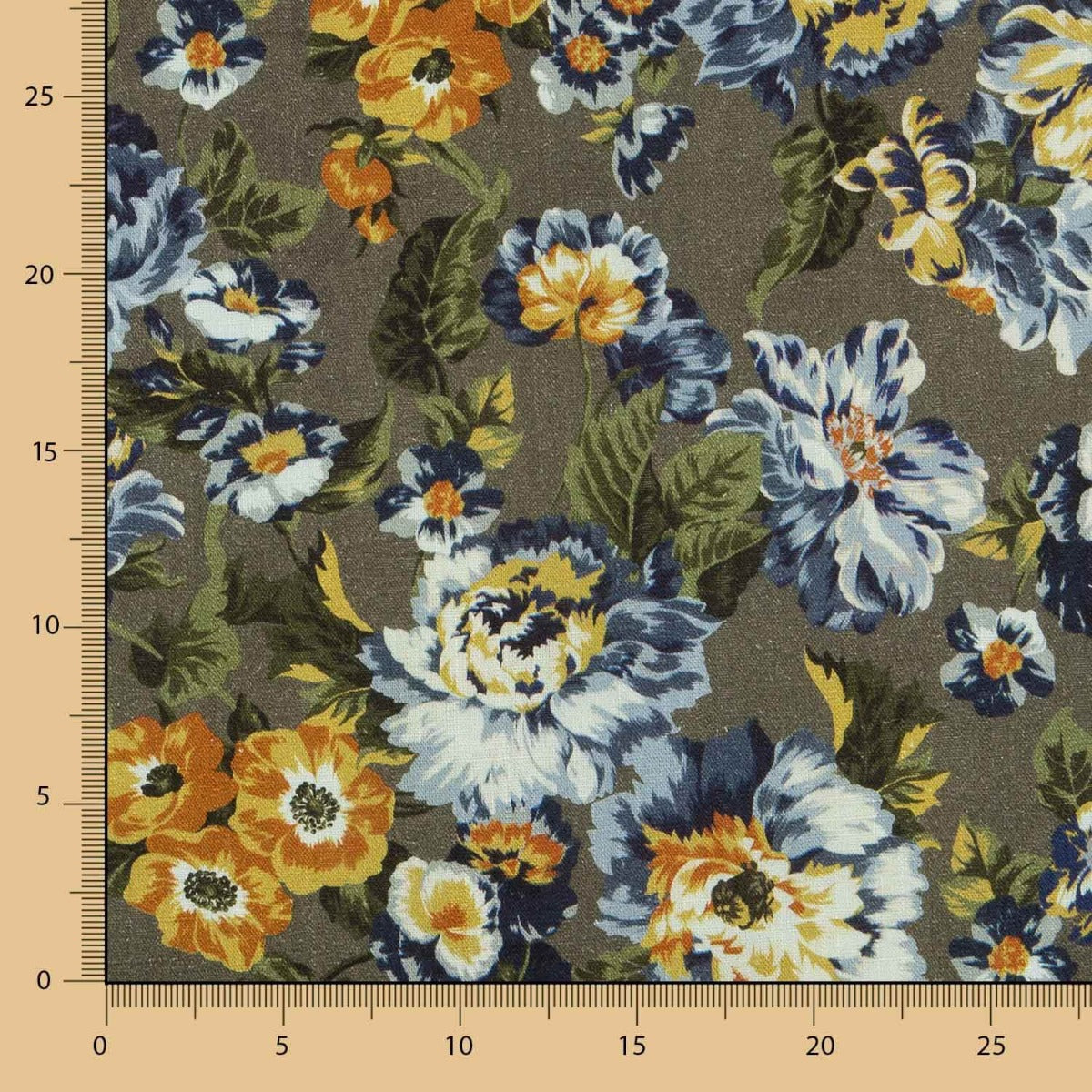 Rústico Viscosa Floral Verdes - Ribes y Casals