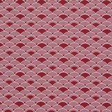 Sábana Estampada Abánicos Grana - Ribes y Casals