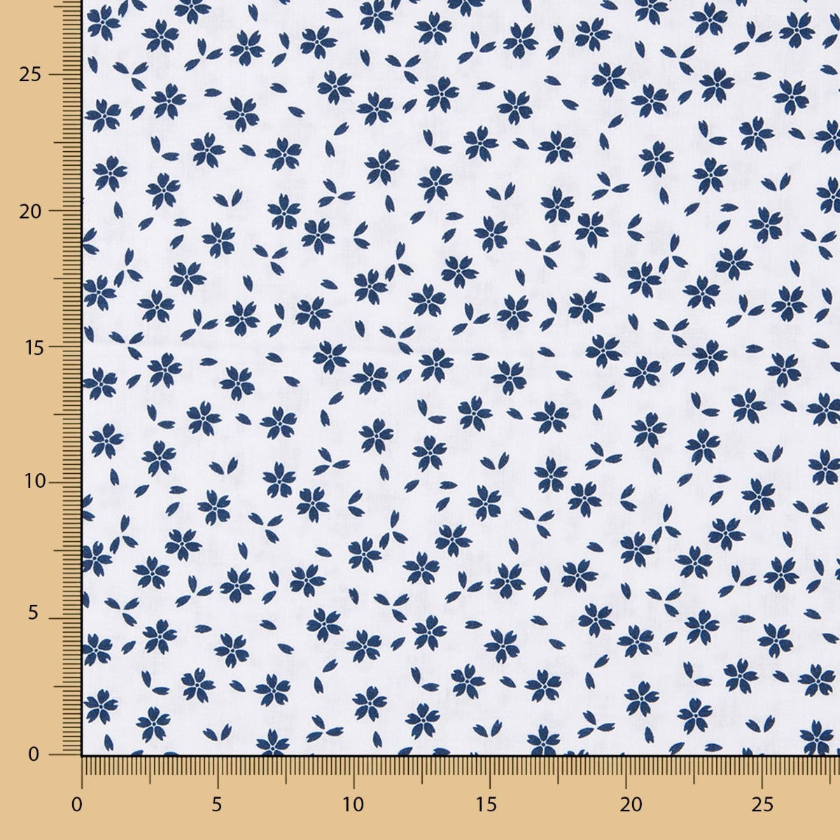 Sábana Estampada Florecita Marino - Ribes y Casals