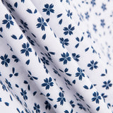 Sábana Estampada Florecita Marino - Ribes y Casals