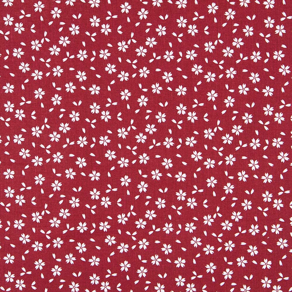 Sábana Estampada Flor Fondo Grana - Ribes y Casals