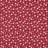Sábana Estampada Flor Fondo Grana - Ribes y Casals
