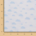 Sábana Estampada Nubes Azul - Ribes y Casals