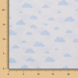 Sábana Estampada Nubes Azul - Ribes y Casals