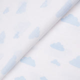 Sábana Estampada Nubes Azul - Ribes y Casals