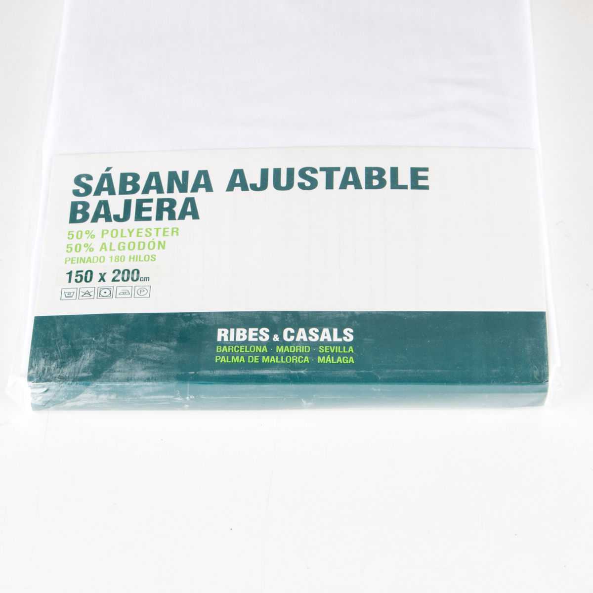 Sábana Bajera Ajustable 150x200cm - Ribes y Casals