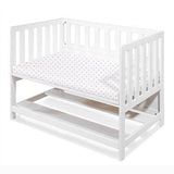 Sábana de Cuna Tolrà Lunar Rosa - Ribes y Casals