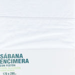 Sábana Encimera Algodón Festón 170x280cm - Ribes y Casals
