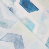 Sábana Estampada zigzag Azul - Ribes y Casals