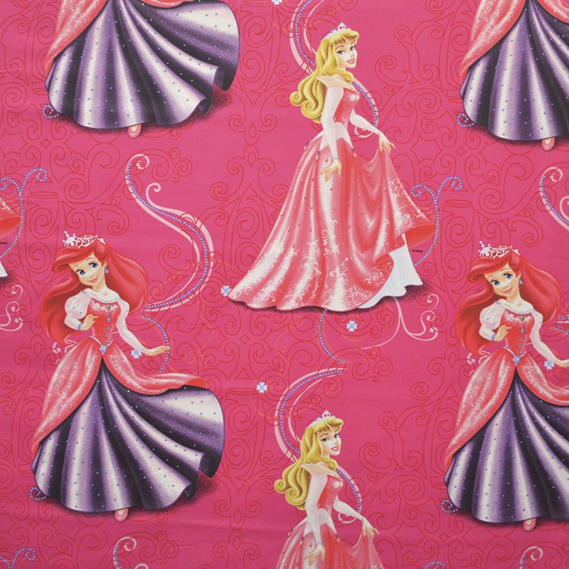 Sábanas Princesas Disney Fucsia - Ribes y Casals