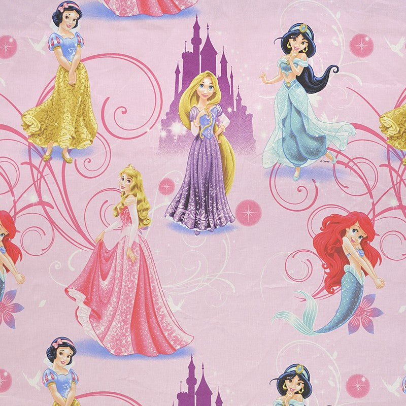 Sábanas Princesas Disney Rosa Pastel - Ribes y Casals