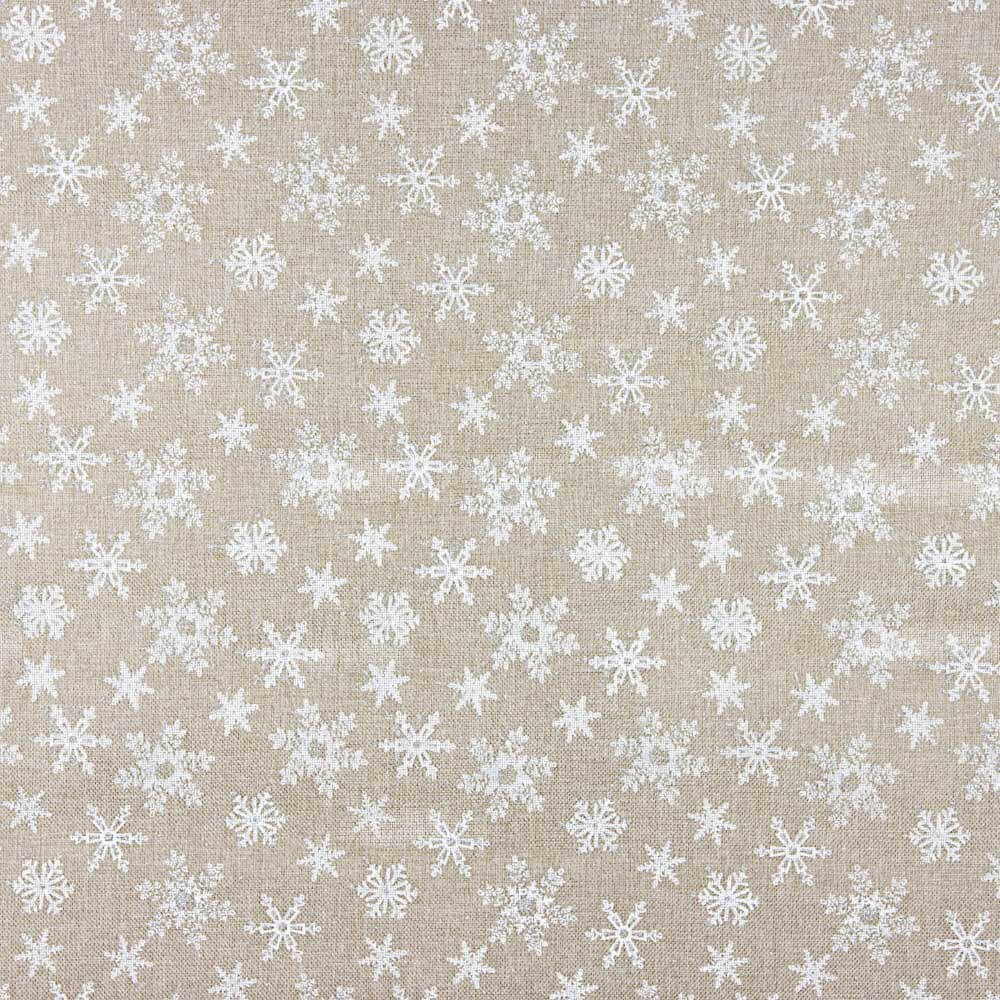 Yute Navidad Estampado Estrellas Blanco - Ribes y Casals