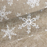 Yute Navidad Estampado Estrellas Blanco - Ribes y Casals