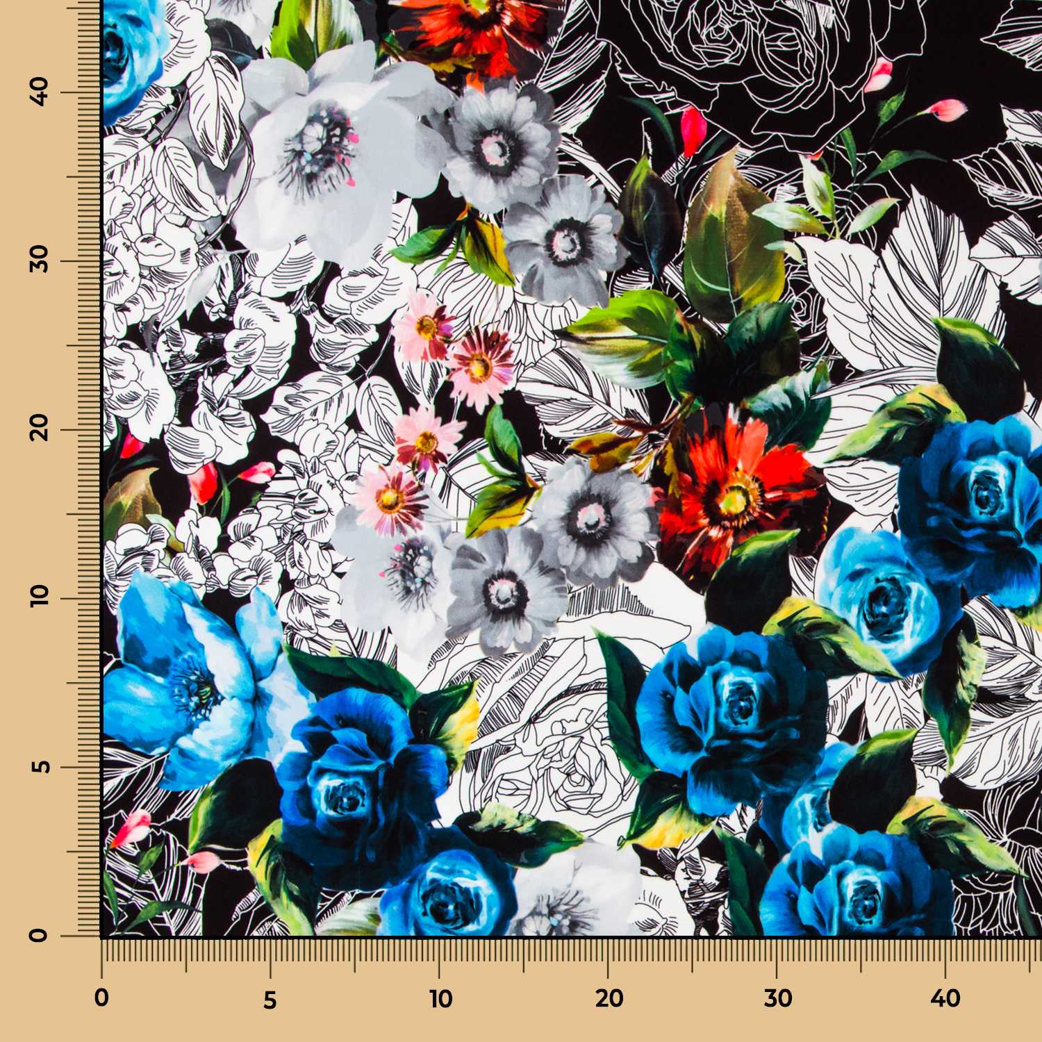 Bielástico Botanic Azul - Ribes y Casals