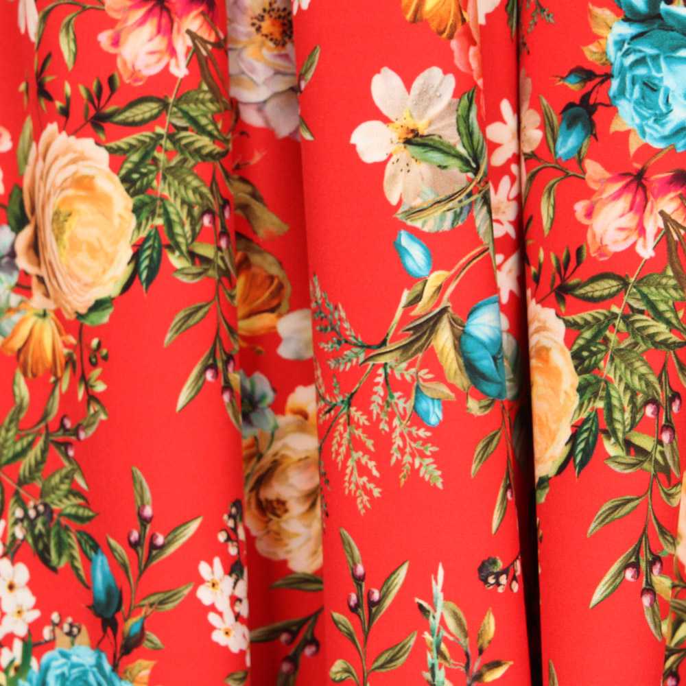 Sarga Bielástica Claveles Roja - Ribes y Casals