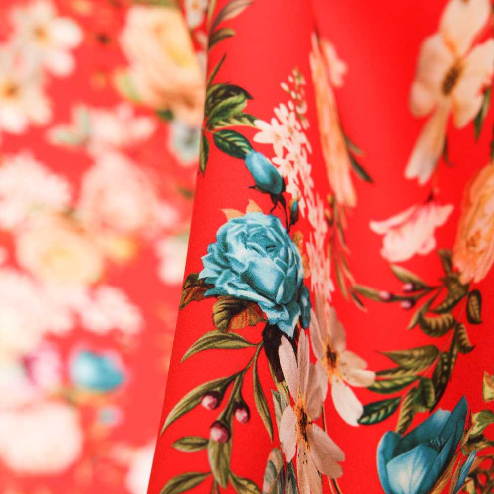 Sarga Bielástica Claveles Roja - Ribes y Casals