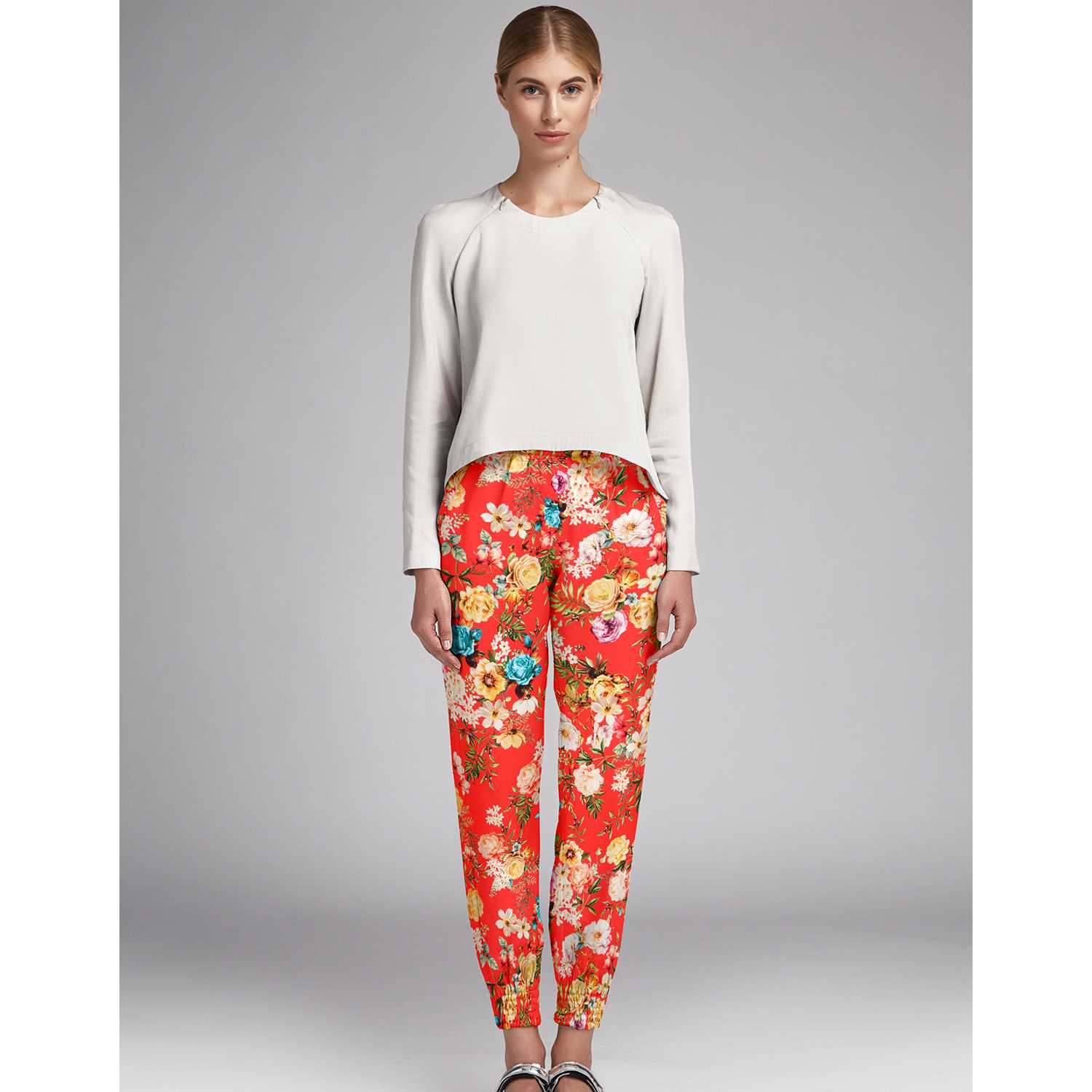 Sarga Bielástica Claveles Roja - Ribes y Casals