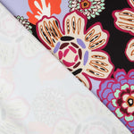 Sarga Bielástica Floral Retro Lila - Ribes y Casals