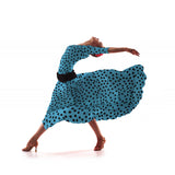 Sarga Bielástica Lunar Aguamarina - Ribes y Casals