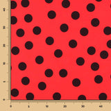 Sarga Bielástica Lunares Rojo 25mm - Ribes y Casals