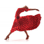 Sarga Bielástica Lunares Rojo 25mm - Ribes y Casals