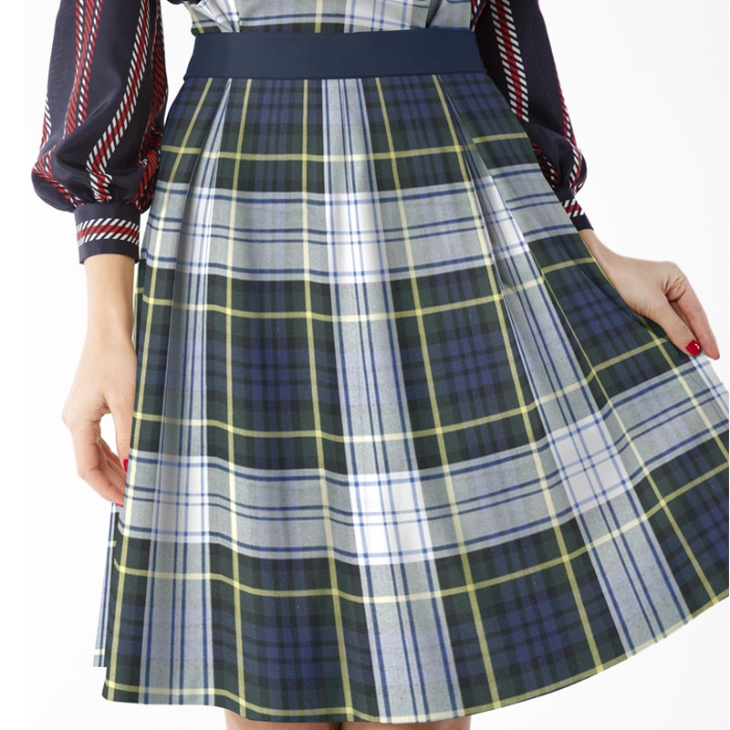 Sarga Cuadro Escocés Verde Azul - Ribes y Casals