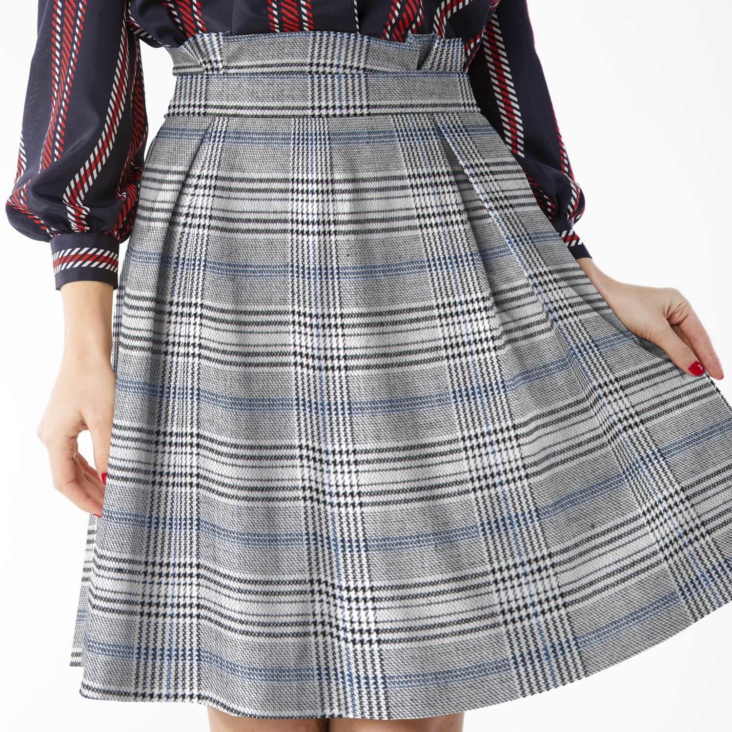 Sarga Cuadro Gales Azul - Ribes y Casals