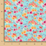 Sarga Elástica Flamenca Ramillete Agua - Ribes y Casals