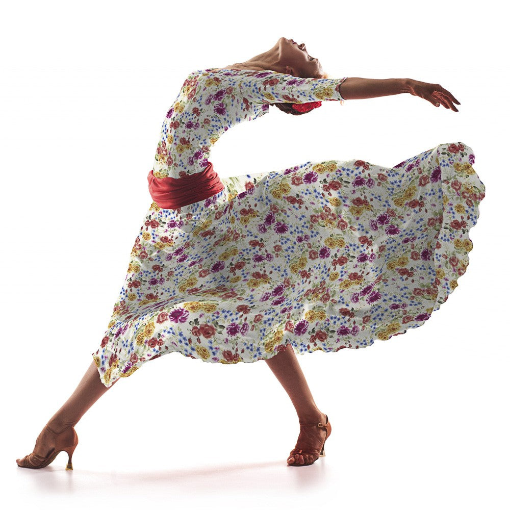 Sarga Elástica Flamenca Ramillete Cruda - Ribes y Casals