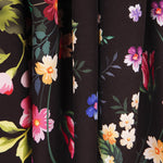 Sarga Elástica Flor Manila Negra - Ribes y Casals