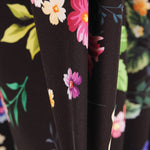 Sarga Elástica Flor Manila Negra - Ribes y Casals