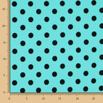 Sarga Elástica Lunar Negro Turquesa - Ribes y Casals