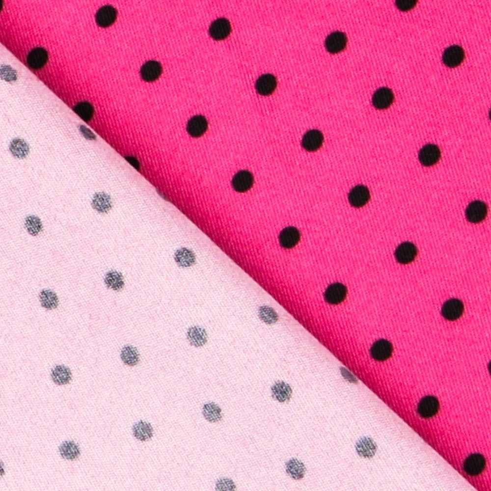 Sarga Stretch Lunares Fucsia 4mm - Ribes y Casals