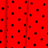 Sarga Stretch Lunares Rojo 4mm - Ribes y Casals