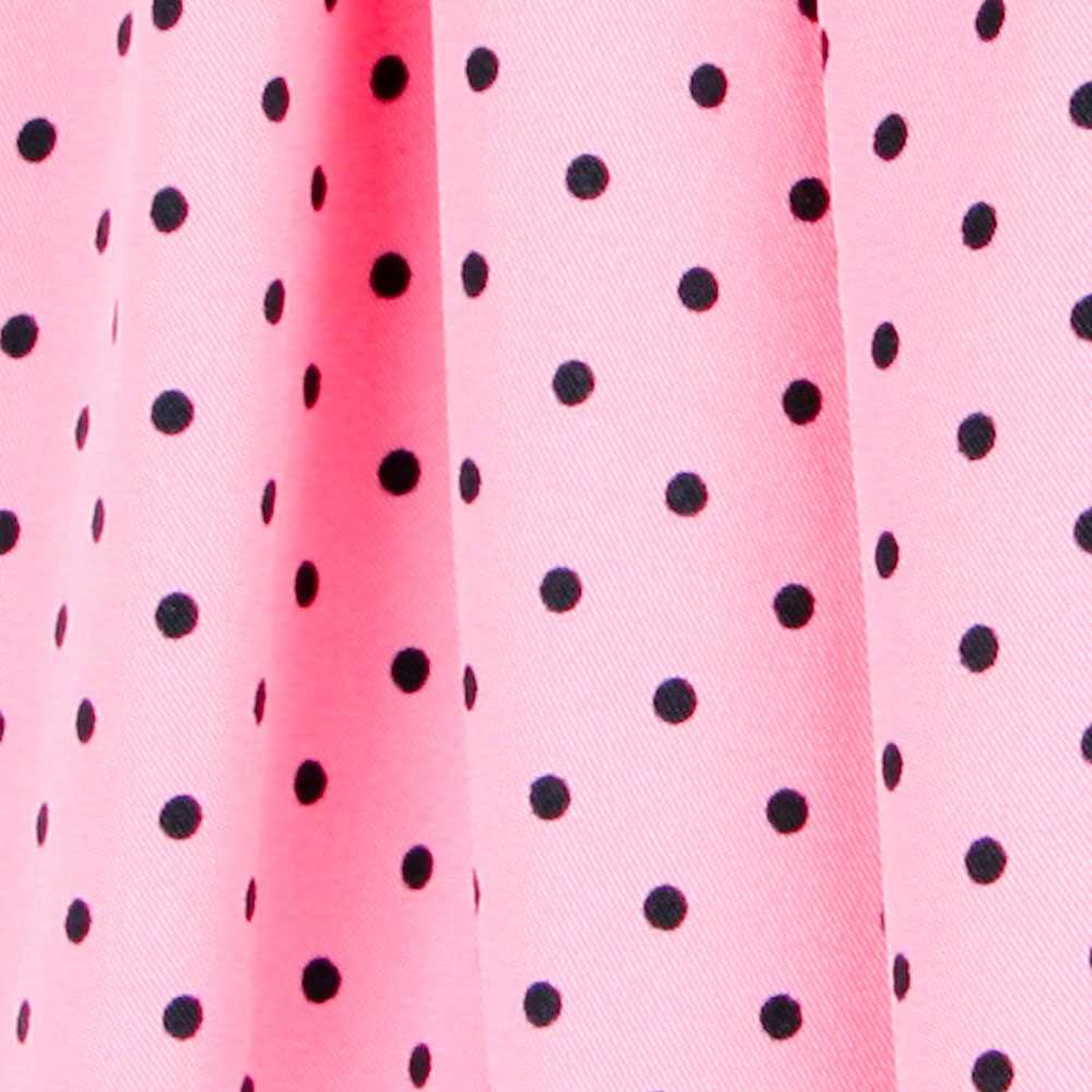 Sarga Stretch Lunares Rosa 4mm - Ribes y Casals