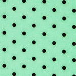 Sarga Stretch Lunares Verde 4mm - Ribes y Casals