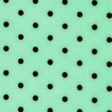 Sarga Stretch Lunares Verde 4mm - Ribes y Casals