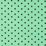 Sarga Stretch Lunares Verde 4mm - Ribes y Casals