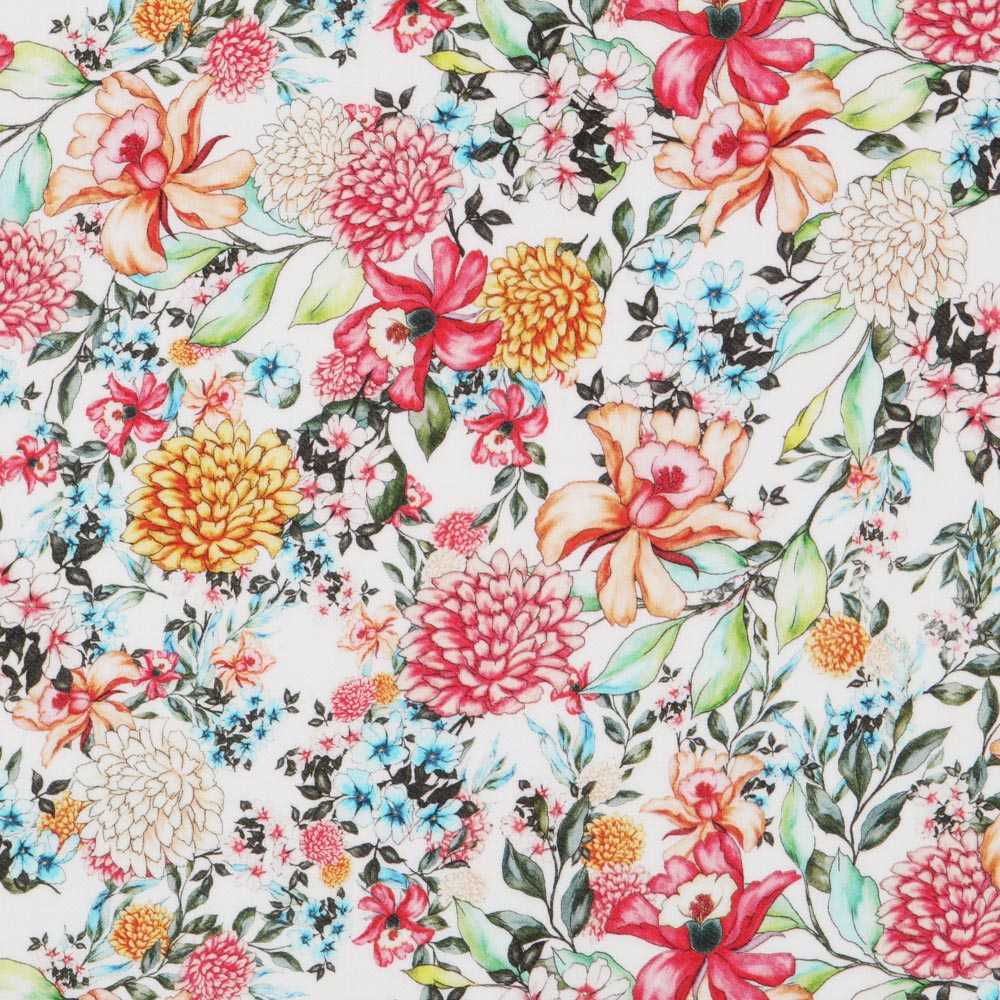 Sarga Viscosa Floral Multicolor - Ribes y Casals