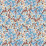 Sarga Viscosa Florecitas Turquesa - Ribes y Casals