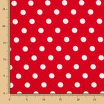 Retal Sarga Elástica Lunar Roja 125x150 cm - Ribes y Casals