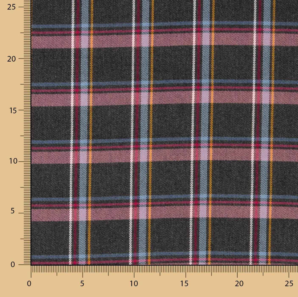 Sarga Elástica Tartan Ciclamen - Ribes y Casals
