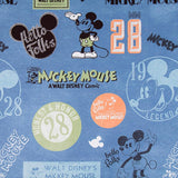 Sarga Estampada Mickey Azul Denim - Ribes y Casals