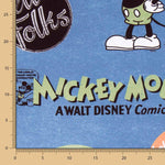 Sarga Estampada Mickey Azul Denim - Ribes y Casals